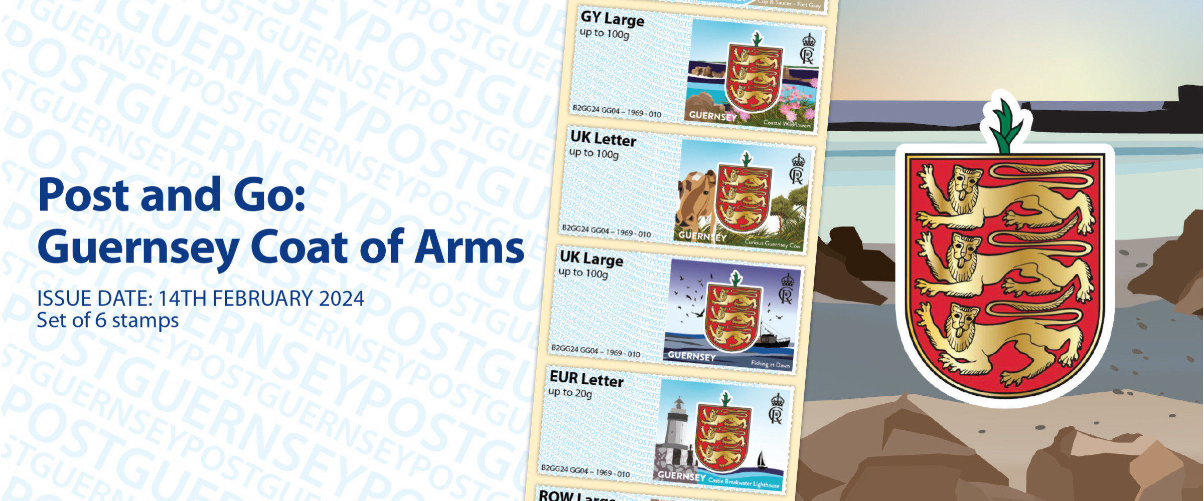 Post and Go: Guernsey Coat of Arms